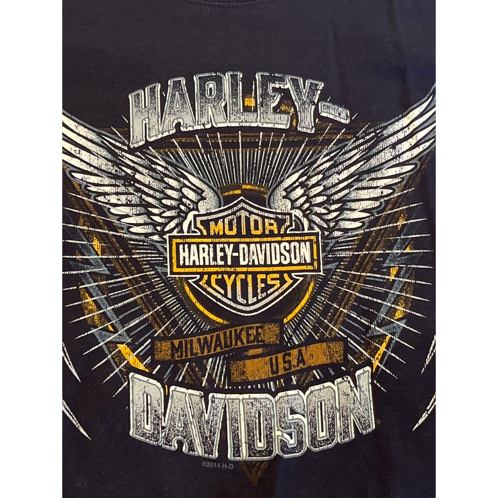 Harley Davidson T Shirt‎ Milwaukee Texas Angleton GOE Graphic Tee 2XL